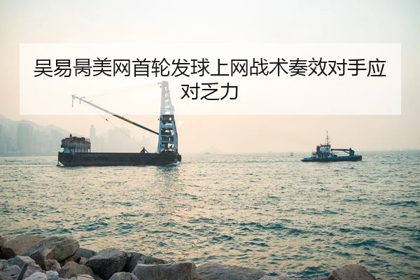 吴易昺美网首轮发球上网战术奏效对手应对乏力